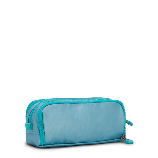 Kipling Gitroy Metallic Pencil Case Tassen Turquoise | BE 1904KO